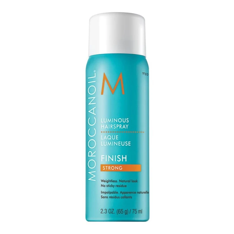 Moroccanoil Finish Luminous Strong Hairspray - Mocny Nabłyszczający Lakier do Włosów 75ml.jpg