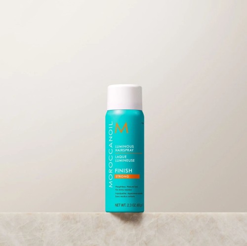 Moroccanoil Finish Luminous Strong Hairspray - Mocny Nabłyszczający Lakier do Włosów 75 ml.jpg