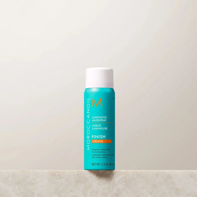Moroccanoil Finish Luminous Strong Hairspray - Mocny Nabłyszczający Lakier do Włosów 75 ml.jpg