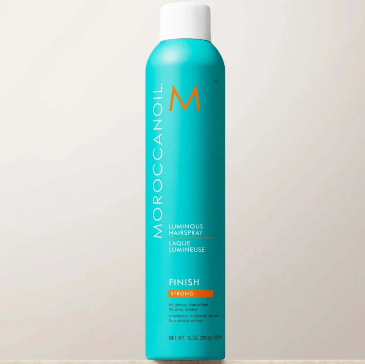 Moroccanoil Finish Luminous Strong Hairspray - Mocny Nabłyszczający Lakier do Włosów 330 ml.jpg