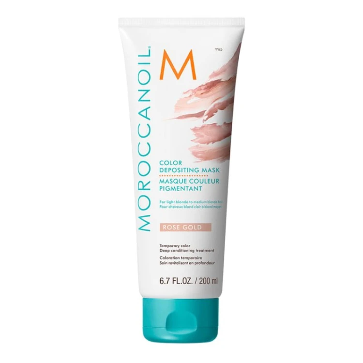 Moroccanoil Color Depositing Mask Rose Gold - Koloryzująca Maska do Włosów 200ml.jpg