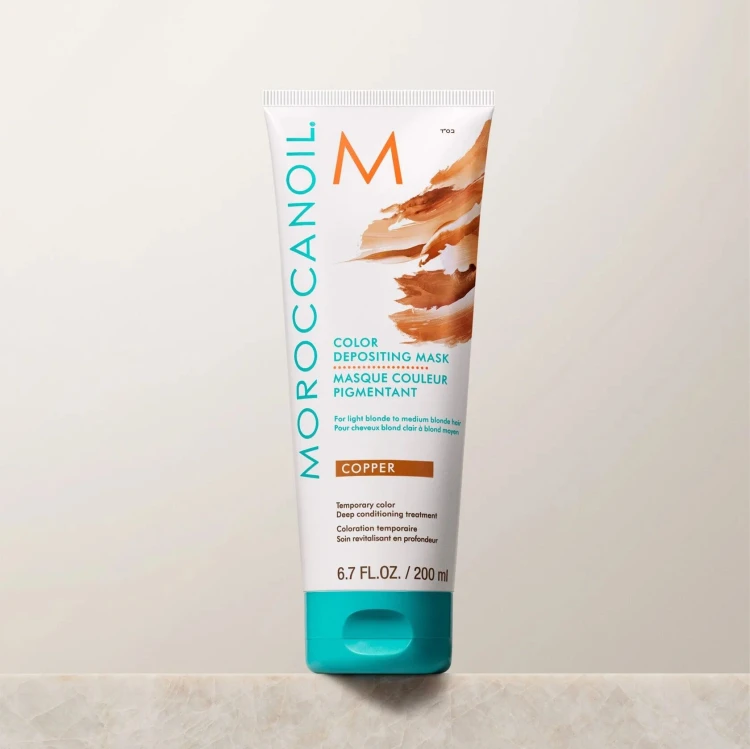 Moroccanoil Color Depositing Mask Copper - Koloryzująca Maska do Włosów 200 ml.jpg