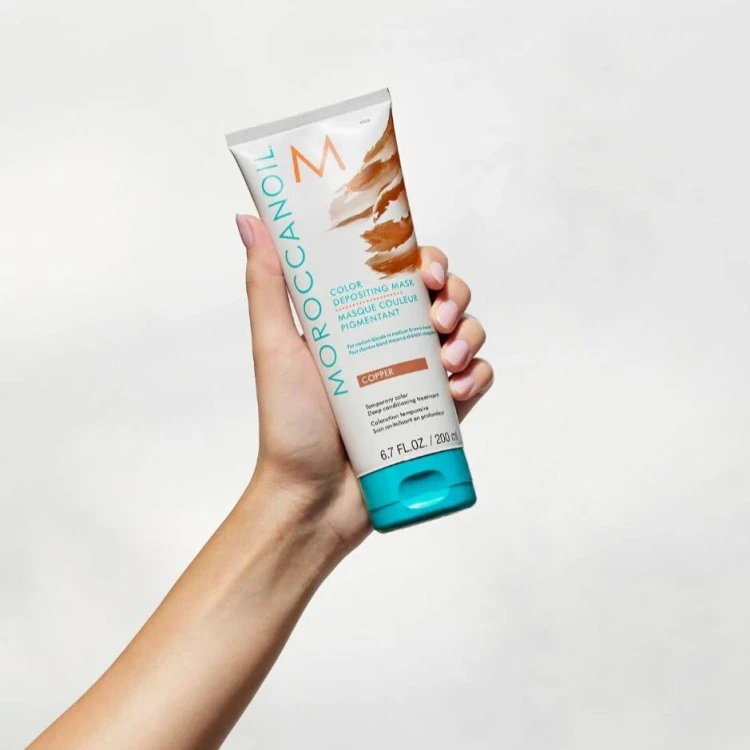 Moroccanoil Color Depositing Mask Copper - Koloryzująca Maska do Włosów 200ml toner.jpg