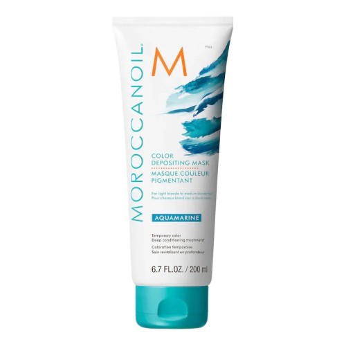 Moroccanoil Color Depositing Mask Aquamarine - Koloryzująca Maska do Włosów 200ml.jpg