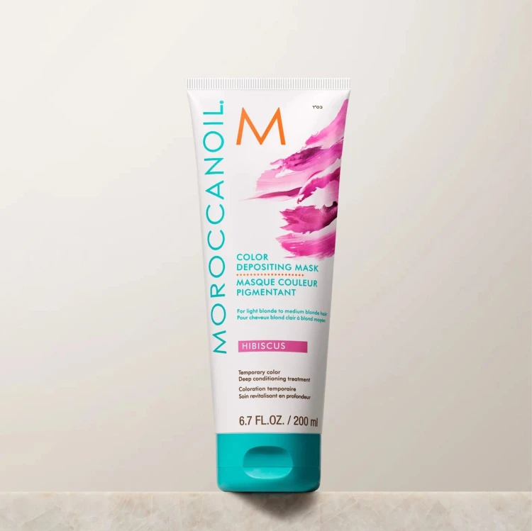 Moroccanoil Color Depositing Mask Hibiscus - Koloryzująca  Maska do Włosów 200 ml.jpg