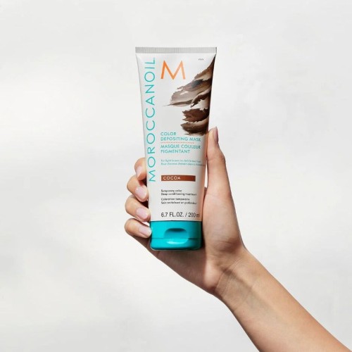Moroccanoil Color Depositing Mask Cocoa - Koloryzująca Maska do Włosów 200 ml.jpg