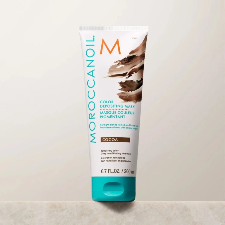 Moroccanoil Color Depositing Mask Cocoa - Koloryzująca Maska do Włosów 200ml tonuje.jpg