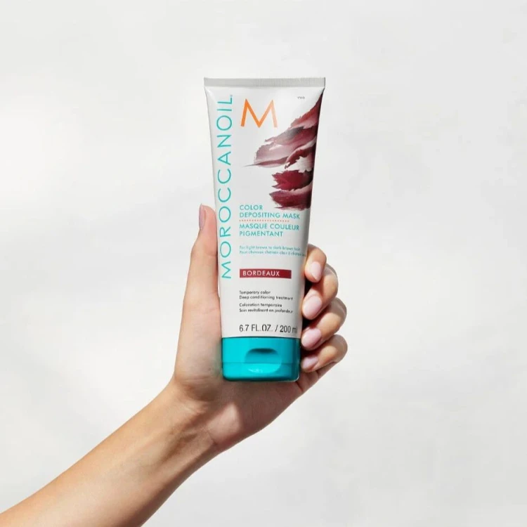 Moroccanoil Color Depositing Mask Bordeaux - Koloryzująca Maska do Włosów 200ml tonuje.jpg