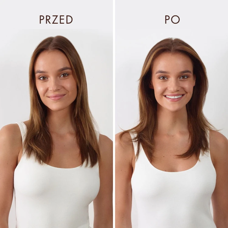 Moroccanoil Volumizing Mist - Delikatna Mgiełka Nadająca Objętość Włosom 50ml przed i po.jpg