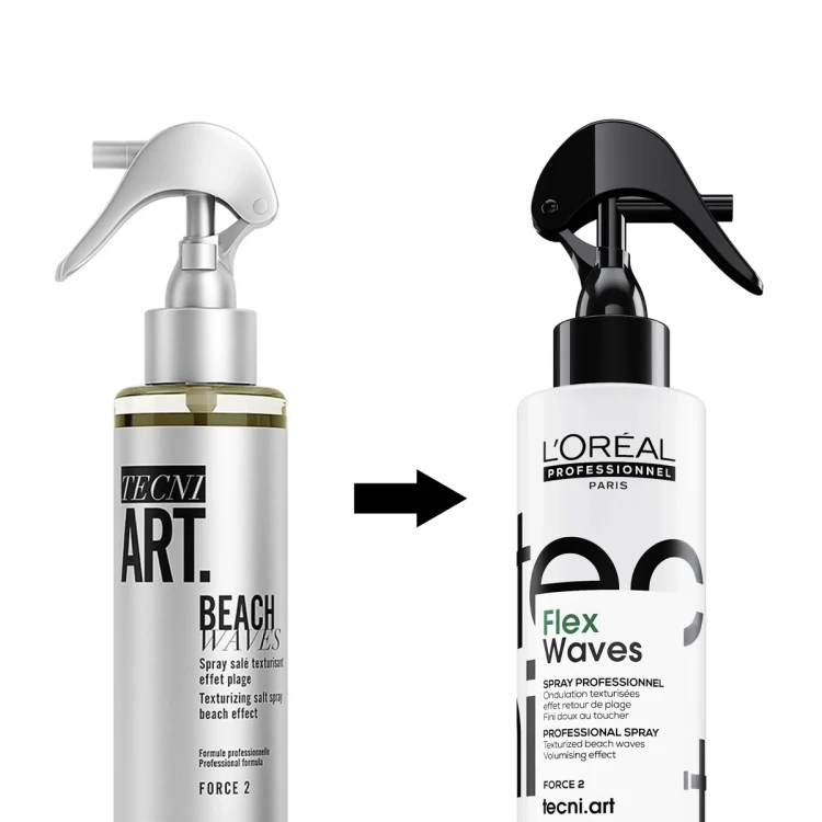 LOreal Tecni Art Flex Waves - Spray z Solą Morską Nadający Efekt Plażowych Fal 190 ml (BEACH WAVES) zmiana szaty.jpg