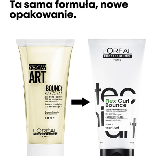 LOreal Tecni Art Flex Curl Bounce - Krem Podkreślający Skręt Włosów 200ml (BOUNCY & TENDER) zmiana szaty graficznej.jpg