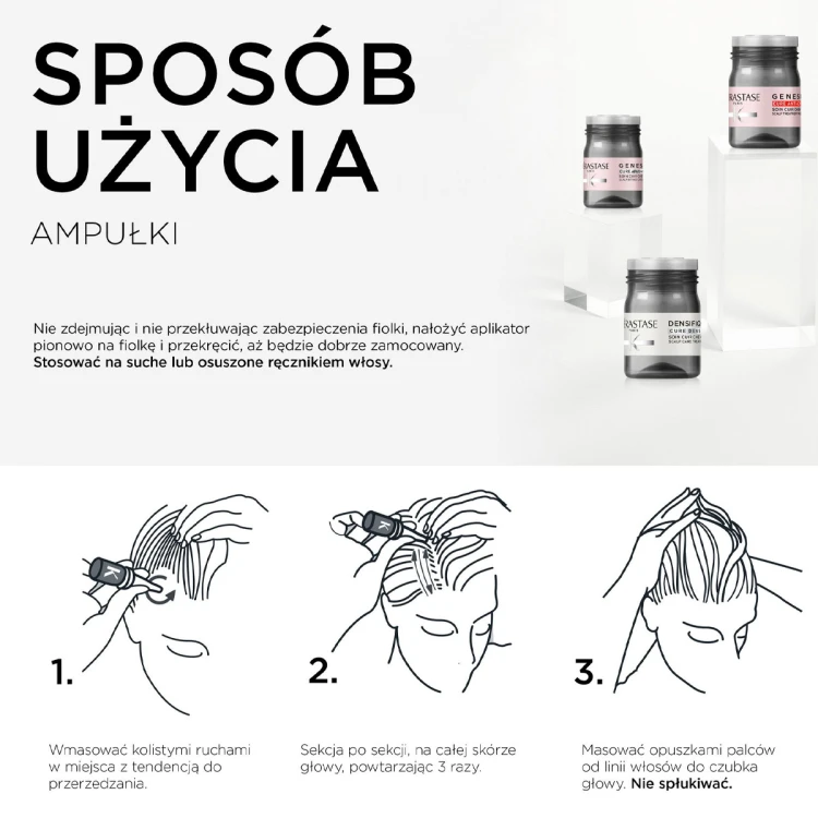 Kérastase Densifique Cure Densite - Aktywator Gęstości Włosów w Ampułce 6ml sposób użycia.jpg