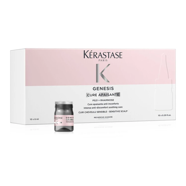 Kérastase Genesis Cure Apaisante - Kuracja Łagodząca do Wrażliwej Skóry Głowy w Ampułce 10x6ml.jpg