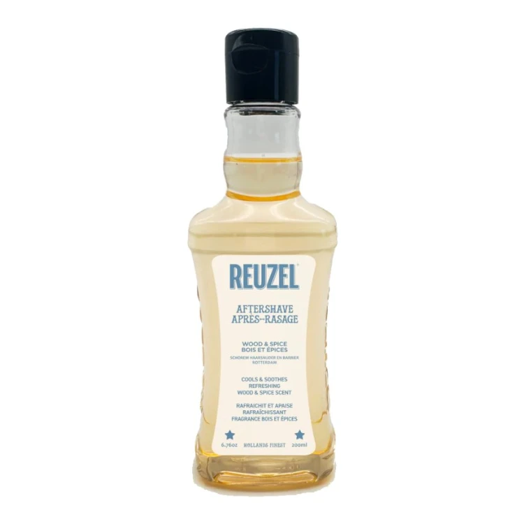 Reuzel Aftershave Wood & Spice – Kojąco Energizujący Płyn po Goleniu 200ml.jpg
