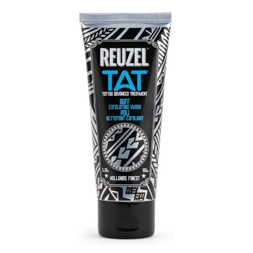 Reuzel TAT Buff Exfoliating Wash - Peelingujący Żel do Tatuażu 100ml.jpg
