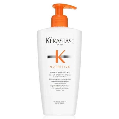 Kérastase Nutritive Bain Satin Riche - Bogata Kąpiel Odżywcza do Włosów Grubych 500ml.jpg