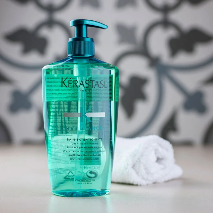 Kérastase Resistance Bain Extentioniste - Wzmacniająca Kąpiel do Długich i Osłabionych Włosów 500ml opakowanie.jpg