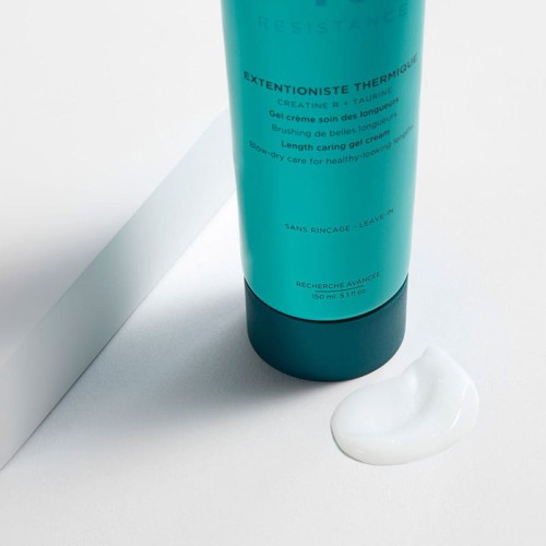 Kérastase Resistance Extentioniste Thermique - Żelowy Krem Termoochronny do Długich i Osłabionych Włosów 150ml konsystencja.jpg