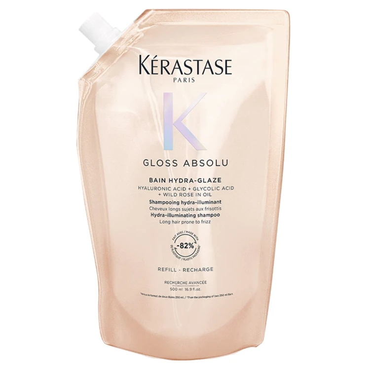 Kérastase Gloss Absolu Bain Hydra - Glaze Refill - Intensywnie Nabłyszczający Szampon Nawilżający 500ml - UZUPEŁNIENIE.jpg