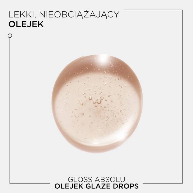 Kérastase Gloss Absolu Glaze Drops - Nabłyszczający Olejek do Długich Włosów Puszących Się 45ml konsystencja.jpg