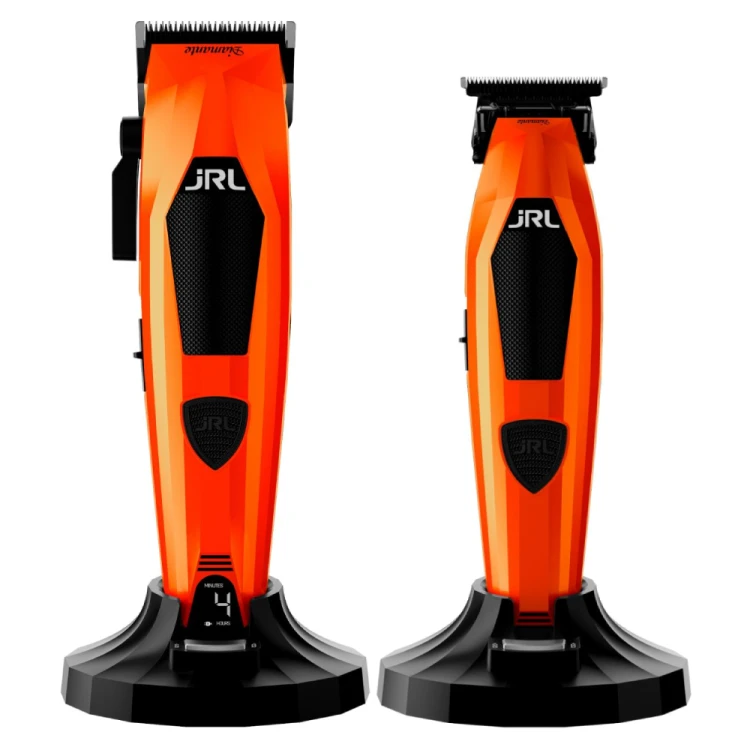 JRL Diamante Combo Orange - ZESTAW - Maszynka + Trymer + 2 Stacje ładujące.webp
