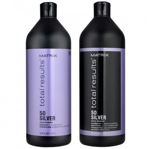 Matrix TR So Silver - Zestaw do Włosów Blond i Siwych - Szampon 1000ml + Odżywka 1000ml stara szata graficzna