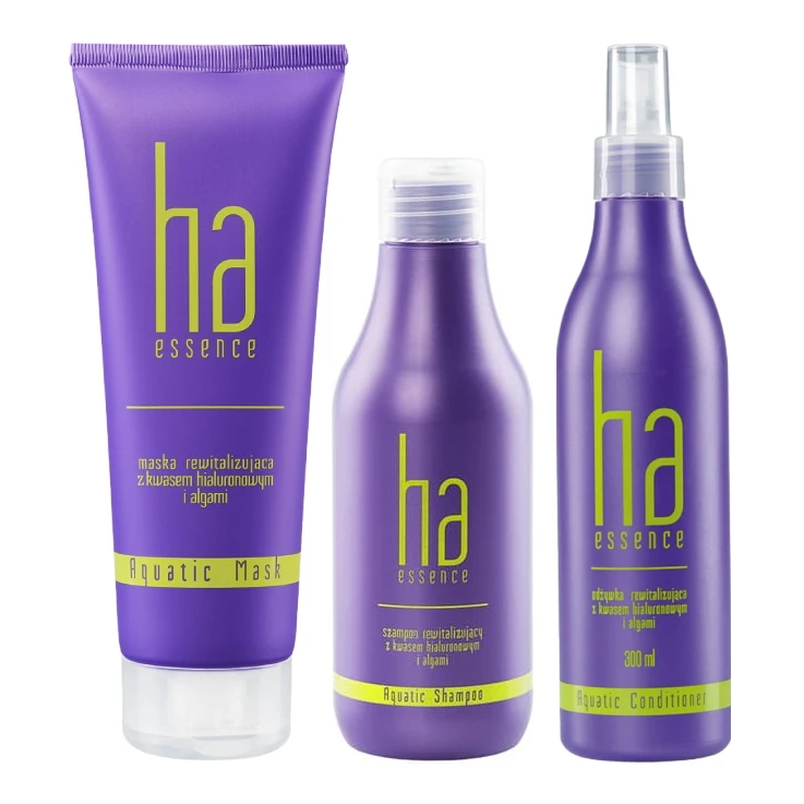Stapiz Ha Essence Aquatic - Zestaw Rewitalizujący - Szampon 300ml + Maska 250ml + Spray 300ml.webp