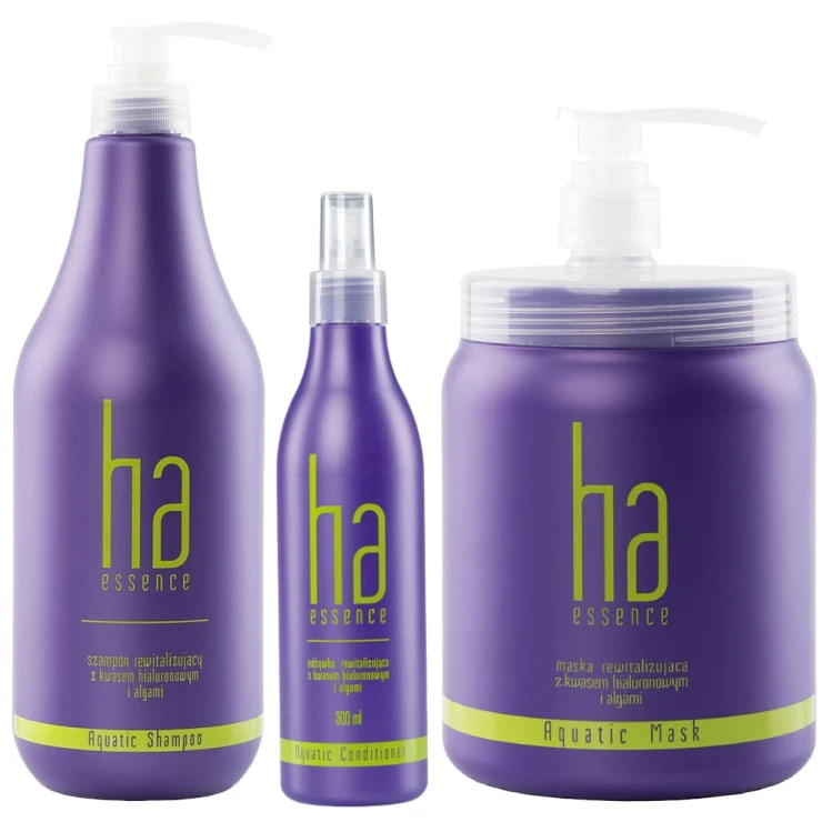 Stapiz Ha Essence - Zestaw Rewitalizujący - Szampon 1000ml + Maska 1000ml + Odżywka Dwufazowa 300ml.webp